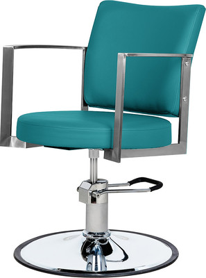 Кресло парикмахерское Элеганс Хилтон (бирюзовый №111)