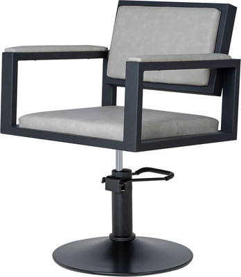 Кресло парикмахерское Элеганс Дуглас (серебристый)