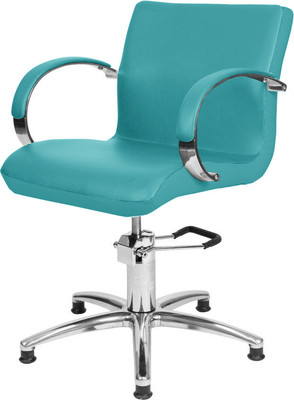 Кресло парикмахерское Элеганс Лорд (бирюзовый №111)