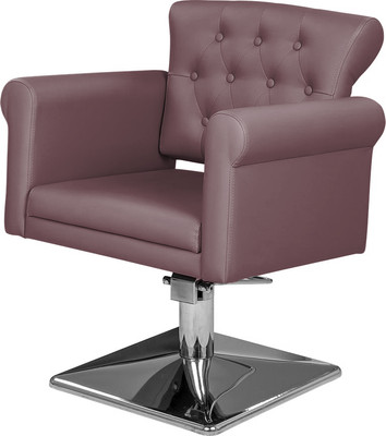 Кресло парикмахерское Элеганс Грейс (сирень №83)