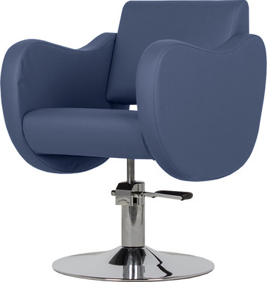 Кресло парикмахерское Элеганс Жаклин (синий №20)