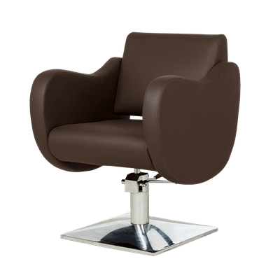 Кресло парикмахерское Элеганс Жаклин (коричневый №125)