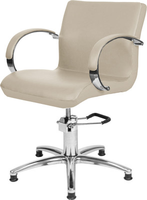 Кресло парикмахерское Элеганс Лорд (светло-бежевый №9)