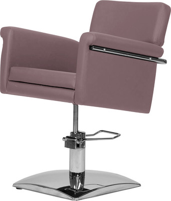 Кресло парикмахерское Элеганс МД-77А (сирень №83, съемная подушка сиденья)