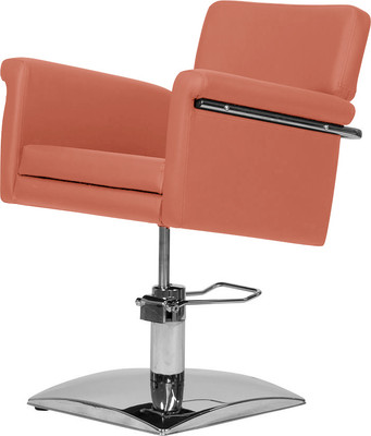 Кресло парикмахерское Элеганс МД-77А (коралловый №77, съемная подушка сиденья)