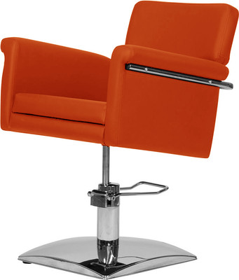 Кресло парикмахерское Элеганс МД-77А (оранжевый бенгал №88, съемная подушка сиденья)