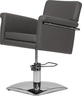 Кресло парикмахерское Элеганс МД-77А (темно-серый бенгал №74, съемная подушка сиденья)