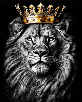 Картина по номерам Флюид Царь зверей 40x50 / BHR0592