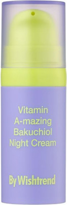 Крем для лица By Wishtrend Ретиналь и бакучиол Vitamin A-mazing Bakuchiol Night Cream (10г)