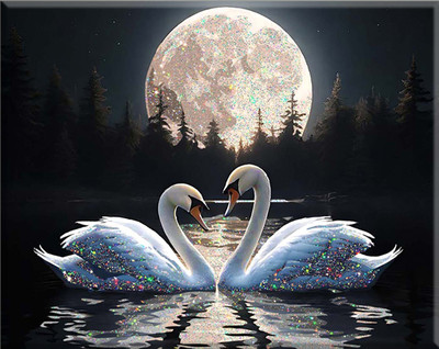 Картина по номерам Флюид Лебединая верность 40x50 / BSH0005