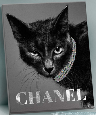 Картина по номерам Флюид Изящная кошка 40x50 / QHR0005