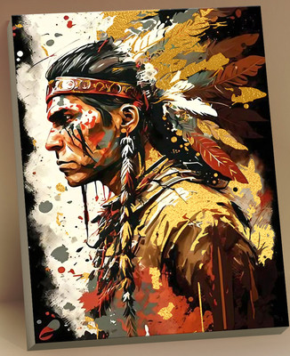 Картина по номерам Флюид Индейский вождь 40x50 / HR0599
