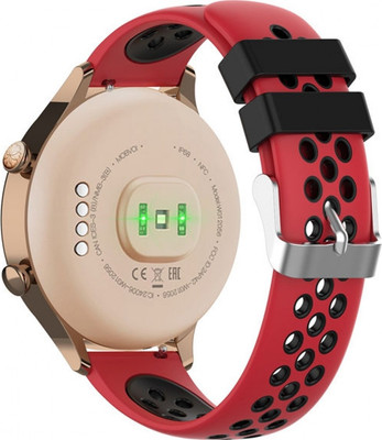 Ремешок для умных часов Rumi N-style 22мм (красный/черный)