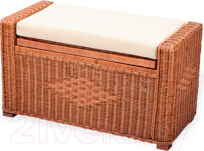 Банкетка уличная Мир Ротанга 05/19 (коньяк)