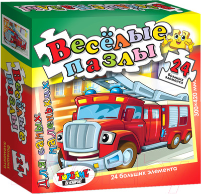 Пазл Topgame Пожарная машинка / 01405