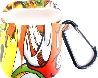 Чехол для наушников Rumi Mixed для Apple AirPods/AirPods 2 (граффити)