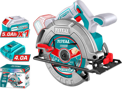 Дисковая пила TOTAL Industrial Li-Ion 20V диск 185мм / TSLI18513