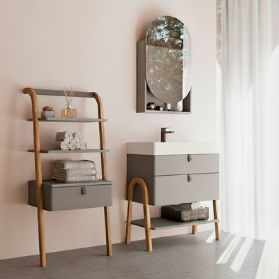 Стеллаж Lauter Estel 50 (серо-зеленый п/мат)