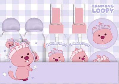 Набор флаконов для косметики Miniso Zanmang Loopy Collection 5007 (6шт)