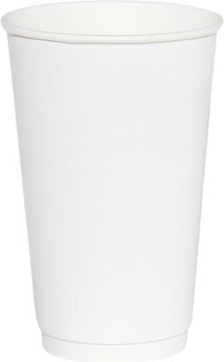 Набор бумажных стаканов Паксервис 350мл / 388959 (600шт, белый)