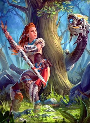 Картина по номерам Молли Хорайзен 40x50 / FHR0428