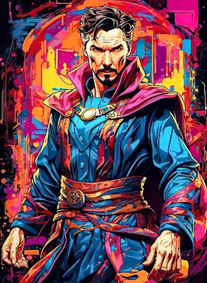 Картина по номерам Молли Доктор Стрэндж 40x50 / FHR0632