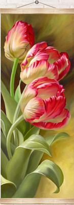 Картина по номерам Молли Красивые тюльпаны 35x88 / HRP0164