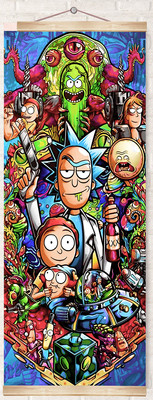 Картина по номерам Молли Арт Рик и Морти 35x88 / HRP0165