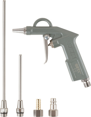 Пневмопистолет FIT Продувочный / 81067 (с набором насадок)