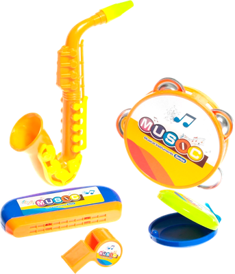 Музыкальная игрушка Sima-Land Набор музыкальных инструментов. Оркестр 6288D / 6980916 (5пр)