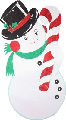 Фигура новогодняя Neon-Night Снеговик в шляпе 502-394 (белый)