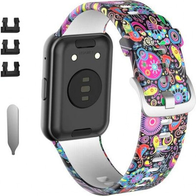 Ремешок для умных часов Rumi Силиконовый для Huawei Watch FIt/Watch FIt Elegant (цирк)