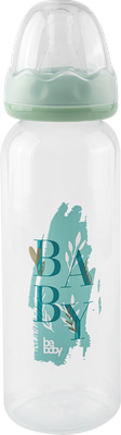 Бутылочка для кормления Be Baby Антиколиковая / R-06B/240 (240мл, зеленый)