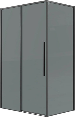 Душевой уголок Grossman Galaxy 110х100х195 / 120.K33.01.1110.42.10 (графит сатин/тонированное стекло)