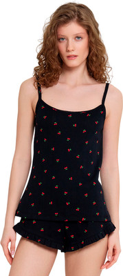 Пижама Mark Formelle 592589 (р.164/170-100-106, вишенки на черном)