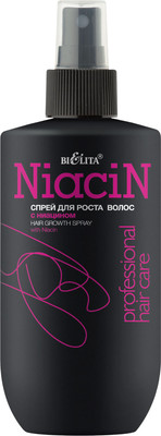 Спрей для волос Belita Professional Hair Care для роста волос с ниацином (240мл)