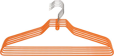 Набор металлических вешалок-плечиков Attribute Neo Orange AHS035 (5шт)