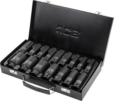 Набор головок слесарных JCB 4167-5MPB (61258)