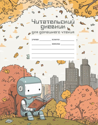 Дневник АСТ Читательский дневник школьника для домашнего чтения (9785171696085)