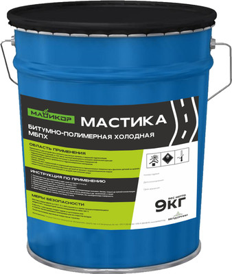 Гидроизоляционная мастика Мадикор МБПХ 9кг