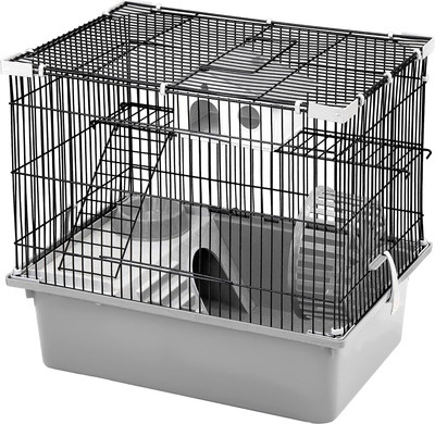 Клетка для грызунов ЕСО Рикки / 43102сер-черн