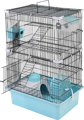 Клетка для грызунов ЕСО Рикки / 43112бирюз-черн