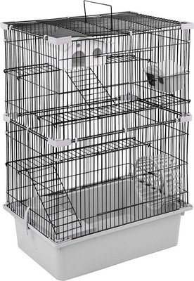 Клетка для грызунов ЕСО Рикки / 43112св-сер-черн