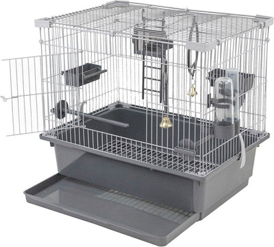 Клетка для птиц ЕСО Тутти-1 / 46202сер-хром