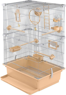 Клетка для птиц ЕСО Тутти-2 / 46212беж-хром
