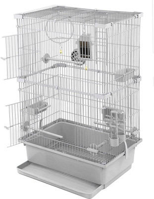 Клетка для птиц ЕСО Тутти-2 / 46212св-сер-хром
