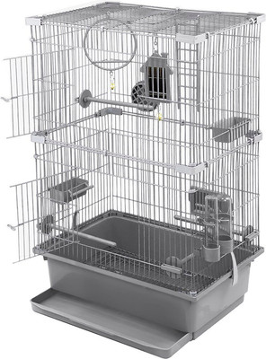 Клетка для птиц ЕСО Тутти-2 / 46212сер-хром