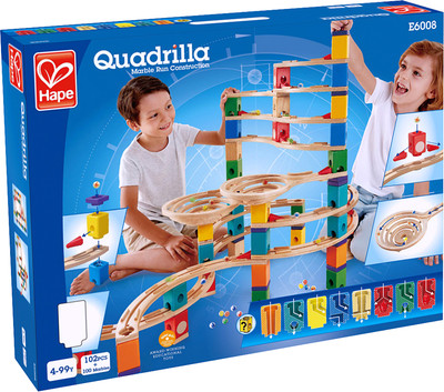 Конструктор кинетический Hape Гонки Циклон / E6008_HP