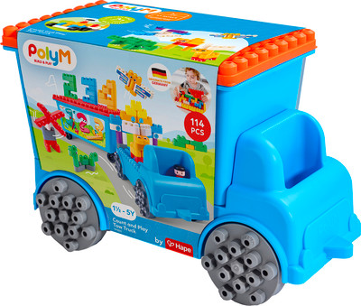 Конструктор PolyM Креатив Грузовик с прицепом / 761802_HP