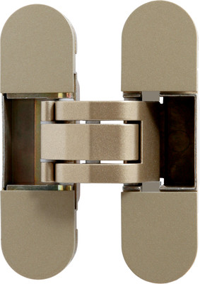 Петля дверная Аллюр Арт 110x30 3D скрытая (2шт, матовое золото)